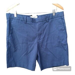 An Original Penguin Dark Blue Stretch Straight Chino Khaki Shorts
